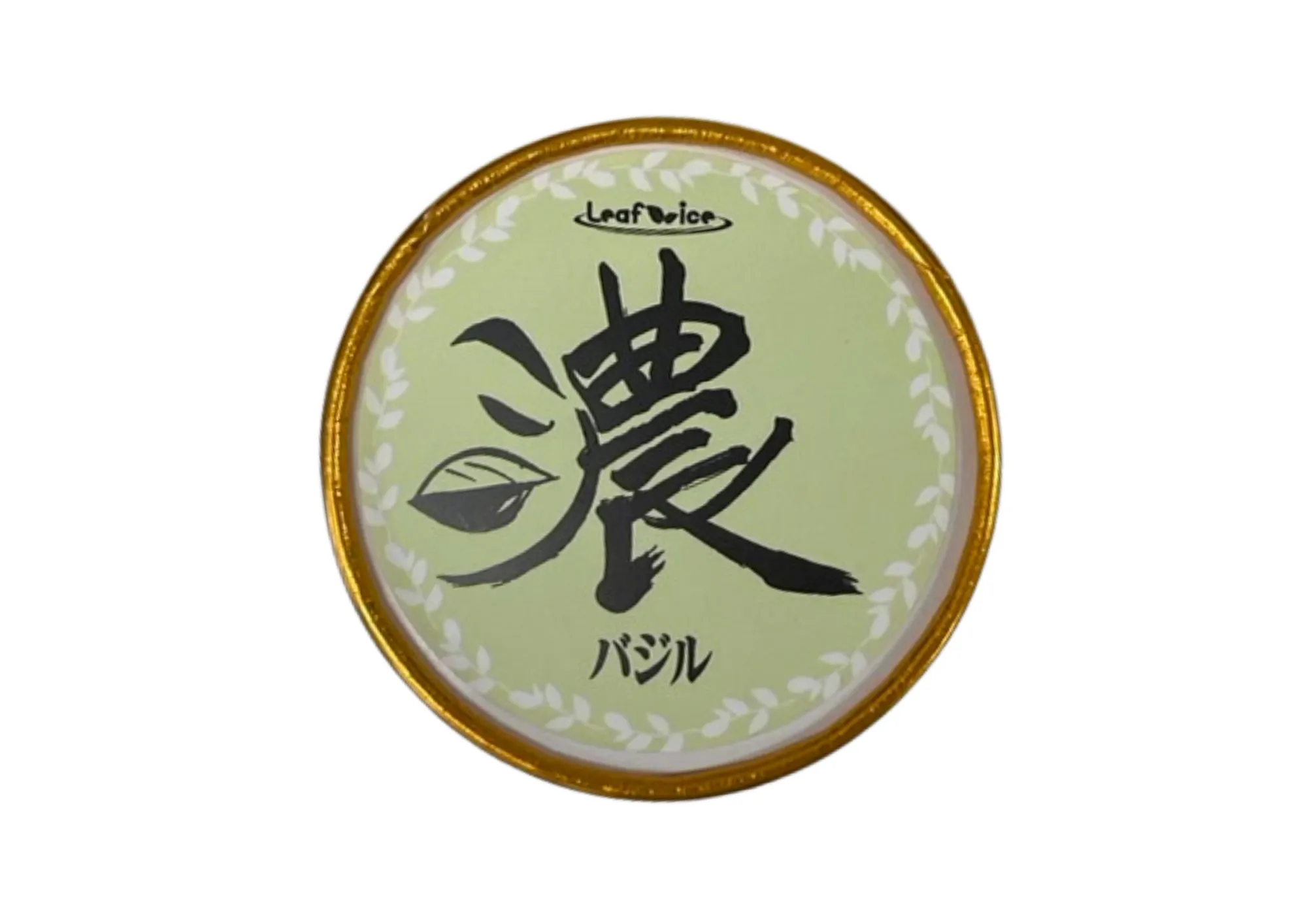 室内栽培バジルを使用した濃バジルアイスクリーム